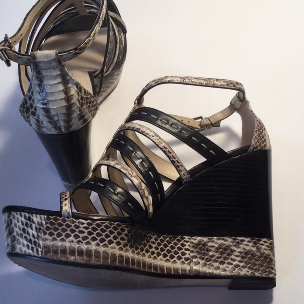 Kors Michael Kors Python Strappy Platforms - image 6